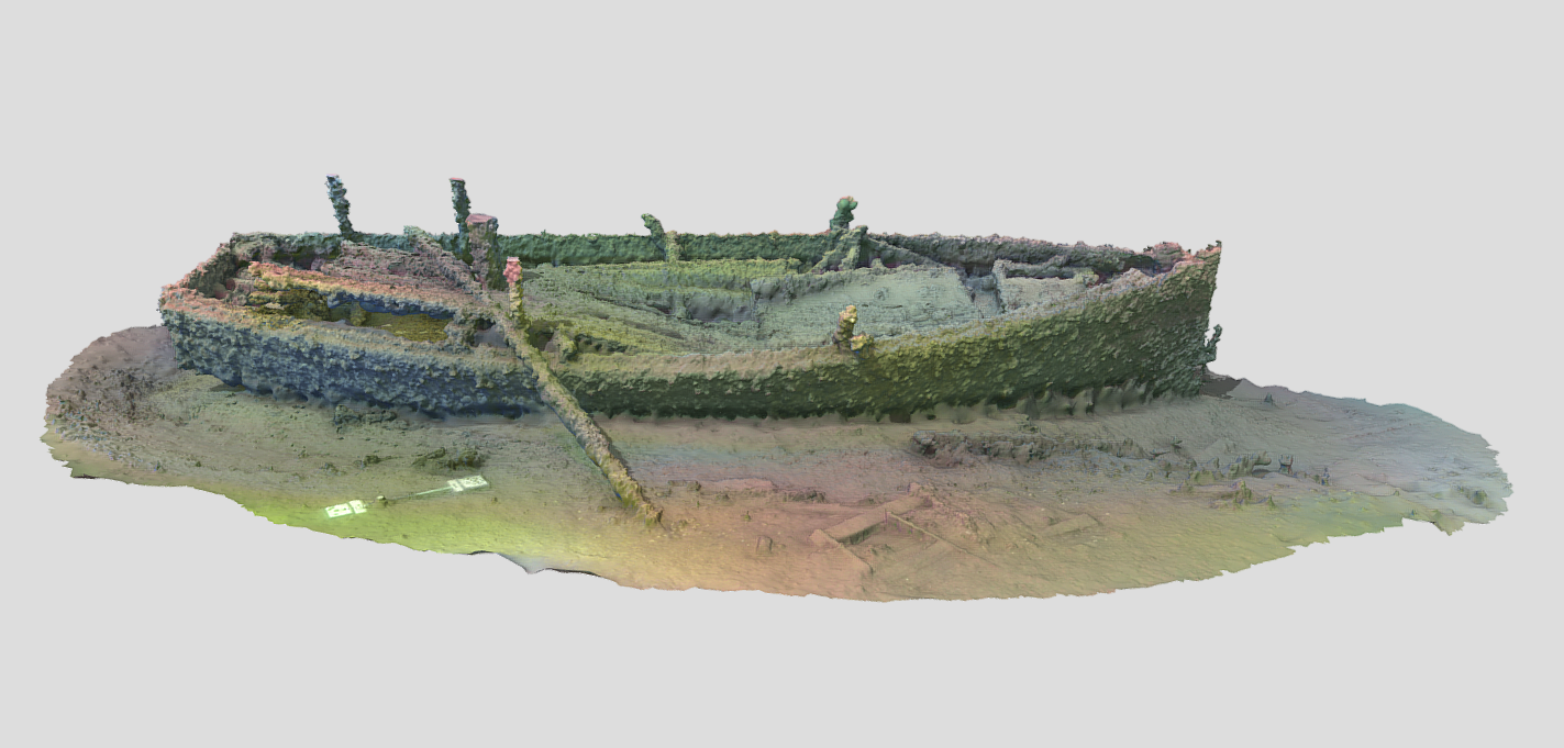 Model of Little Harbor launch
